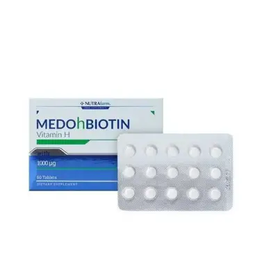 Dermoskin Medohbiotin Biotin 1 mg 60 Tablet - 1