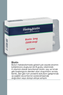 Dermoskin Medohbiotin Biotin 2,5mg 120 Tablet - 2