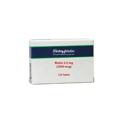 Dermoskin Medohbiotin Biotin 2.5mg 120 Tablet - Dermoskin