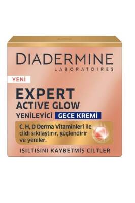 Diadermine Expert Glow Yenileyici Gece Kremi 50ml - 1