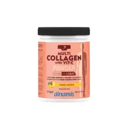 Dinamis Multi Collagen With Vit C Toz Ananas Aromalı 315 gr - DİNAMİS