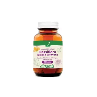 Dinamis Passiflora Melissa Valeriana 30 Kapsül - DİNAMİS