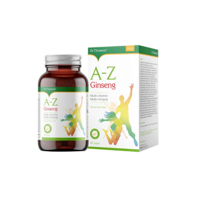 Dr. Thomson A-Z Ginseng Takviye Edici Gıda 30 Tablet - 1