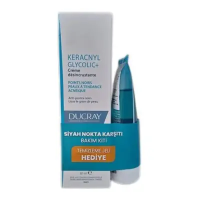 Ducray Keracnyl Glycolic+ Creme 30 ml & Ducray Keracnyl Foaming Gel 40 ml Set - 2