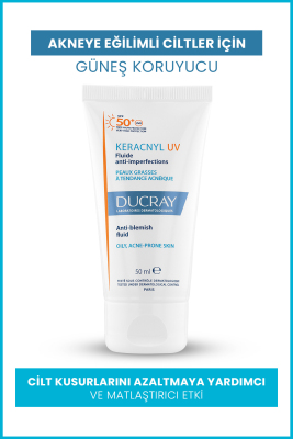 Ducray Keracnyl UV SPF50+ Anti-Blemish Fluid 50 ml - 10
