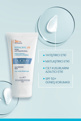 Ducray Keracnyl UV SPF50+ Anti-Blemish Fluid 50 ml - 12