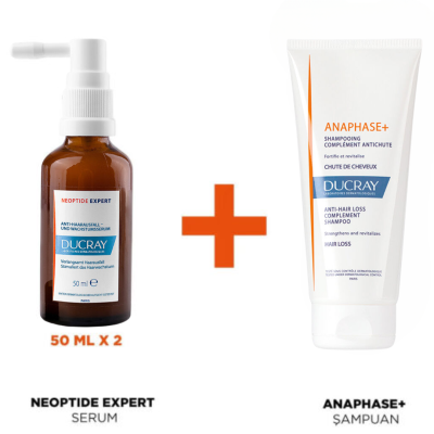 Ducray Neoptide Expert Serum 50 ml x 2 + Ducray Anaphase Şampuan 100 ml - 1