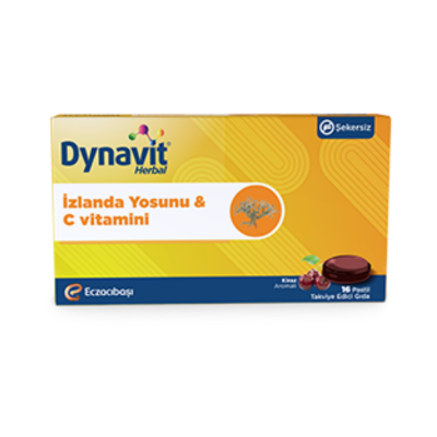 Dynavit Herbal Izlanda Yosunu & Vitamin C 16 Pastil - 1