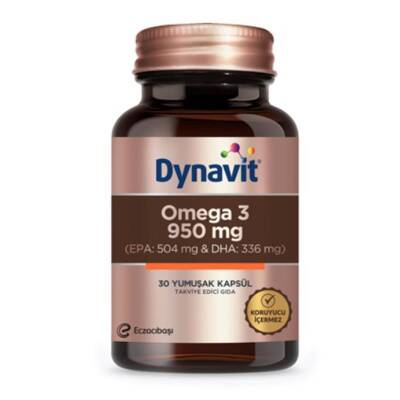 Dynavit Omega-3 950 mg 30 Yumuşak Kapsül - 1