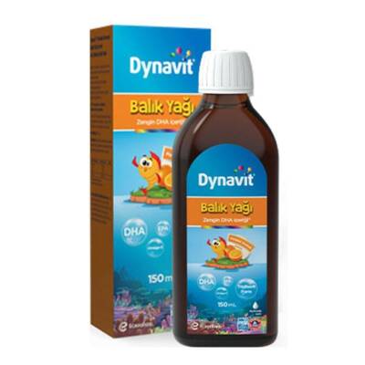 Dynavit Portakal Aromalı Balık Yağı 150 ml - 1