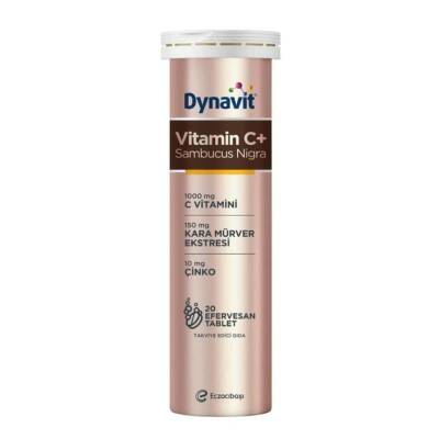 Dynavit Vitamin C + Sambucus Nigra 20 Efervesan Tablet - 1