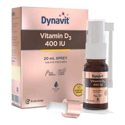 Dynavit Vitamin D3 400 IU Sprey 20 ml - 1