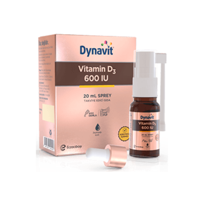 Dynavit Vitamin D3 600 IU Sprey 20 ml - 1