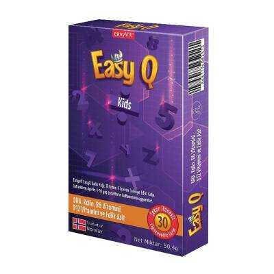 EasyFishoil Q Omega 3 Balık Yağı Vitamin 30 Tablet - 1