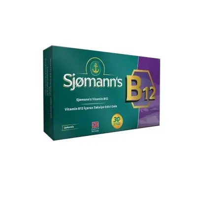 EasyVit Sjomann’s Vitamin B12 İçeren 30 Adet Çiğnenebilir Jel Form - 1