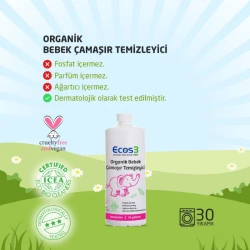 Ecos3 Organik Bebek Çamaşır Temizleyici 1050 ml - 2