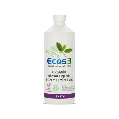 Ecos3 Organik Hipoalerjenik Yüzey Temizleyici 1000 ml - 1