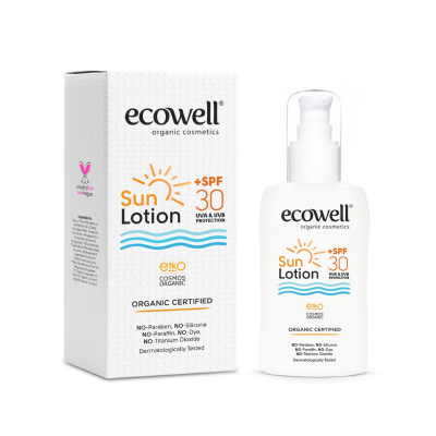 Ecowell Organik Güneş Losyonu SPF 30 150 ml - 1