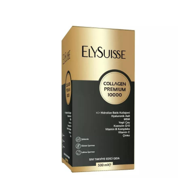 ElySuisse Collagen Premium 10000 Sıvı Takviye Edici Gıda 500 ml - 1