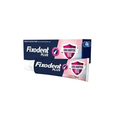 Fixodent Plus Gıda Bariyeri Protez Diş Yapıştırıcı 40 gr - 1