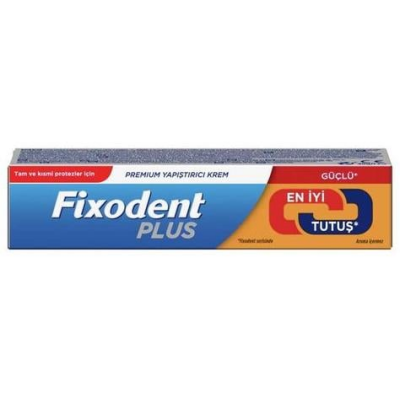 Fixodent Plus Premium Protez Diş Yapıştırıcı Krem 40gr - 1