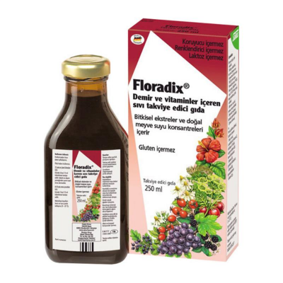 Floradix Demir ve Vitaminler İçeren Sıvı Takviye Edici Gıda 250 ml - 1
