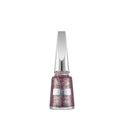 Flormar Glitter Oje - FGL39 Red In Silver - 1