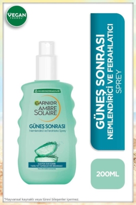 Garnier Ambre Solaire Güneş Sonrası Nemlendirici Ferahlatıcı Sprey 200 ml - 2