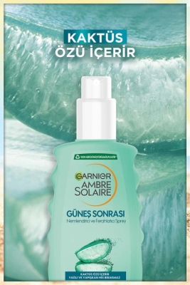 Garnier Ambre Solaire Güneş Sonrası Nemlendirici Ferahlatıcı Sprey 200 ml - 4