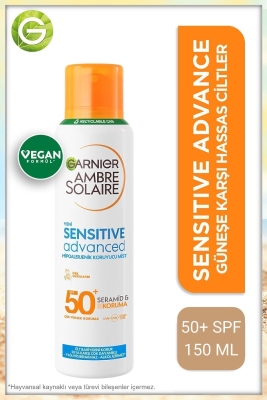 Garnier Ambre Solaire Hassas Ciltler İçin Güneş Koruyucu Sprey Spf 50 150 ml - 2