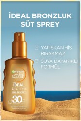 Garnier Ambre Solaire İdeal Bronzluk Güneş Koruyucu Sprey spf30+ 150 ml - 4