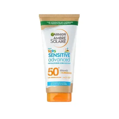 Garnier Ambre Solaire Kids Sensitive Advanced Güneş Koruyucu Süt Spf50+ 175 ml - 1