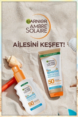 Garnier Ambre Solaire Kids Sensitive Advanced Güneş Koruyucu Süt Spf50+ 175 ml - 6