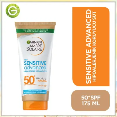 Garnier Ambre Solaire Sensitive Advanced Milk SPF 50+ 175 ml - 1