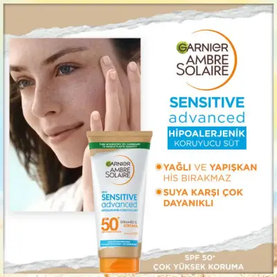 Garnier Ambre Solaire Sensitive Advanced Milk SPF 50+ 175 ml - 2