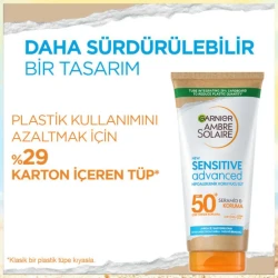 Garnier Ambre Solaire Sensitive Advanced Milk SPF 50+ 175 ml - 3