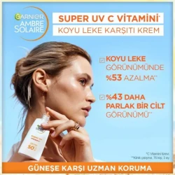 Garnier Ambre Solaire Super UV C Vitamini Fluid Krem SPF50+ 40 ml - 4