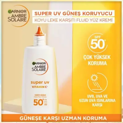 Garnier Ambre Solaire Super UV C Vitamini Fluid Krem SPF50+ 40 ml - 5