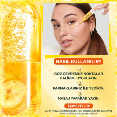 Garnier C Vitamini Parlak Aydınlatıcı Göz Kremi 15 ml - 4