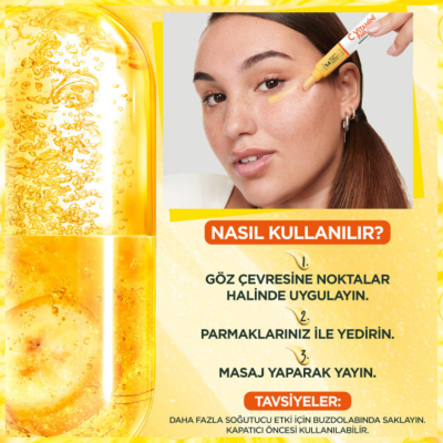 Garnier C Vitamini Parlak Aydınlatıcı Göz Kremi 15 ml - 9