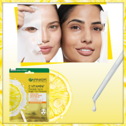 Garnier C Vitamini Parlaklık Verici Kağıt Yüz Maskesi 28 gr - 4