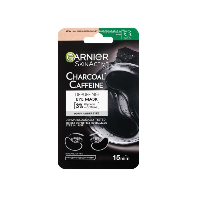 Garnier Charcoal Caffine Depuffing Eye Mask 5 g - 1