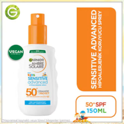 Garnier Kids Sensitive Advanced Spray Çocuk Hassas SPF 50 150 ml - Garnier