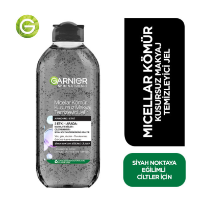 Garnier Micellar Kömür Kusursuz Makyaj Temizleyici Jel 400 ml - 5