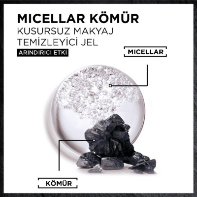 Garnier Micellar Kömür Kusursuz Makyaj Temizleyici Jel 400 ml - 6