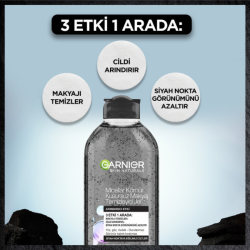 Garnier Micellar Kömür Kusursuz Makyaj Temizleyici Jel 400 ml - 8