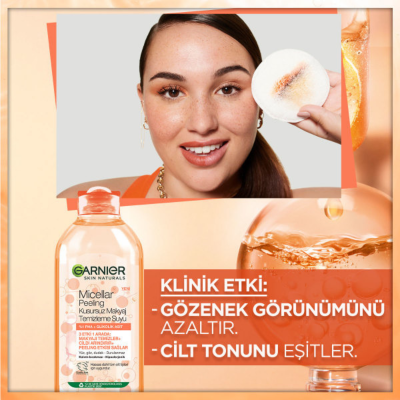 Garnier Micellar Peeling Kusursuz Makyaj Temizleme Suyu 400 ml - 10