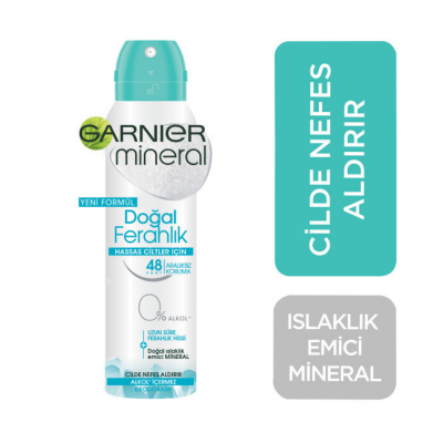 Garnier Mineral Doğal Ferahlık Sprey Deodorant 150 ml - 1