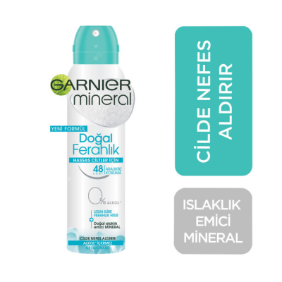 Garnier Mineral Doğal Ferahlık Sprey Deodorant 150 ml - 2