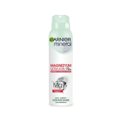 Garnier Mineral Magnezyum Ultra Kuru Sprey Deodorant 150 ml - 1